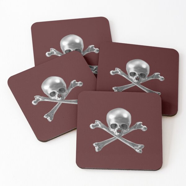 Item preview, Long John Silver Pirate Skull And Bones designed and sold by Ruby Jackson.