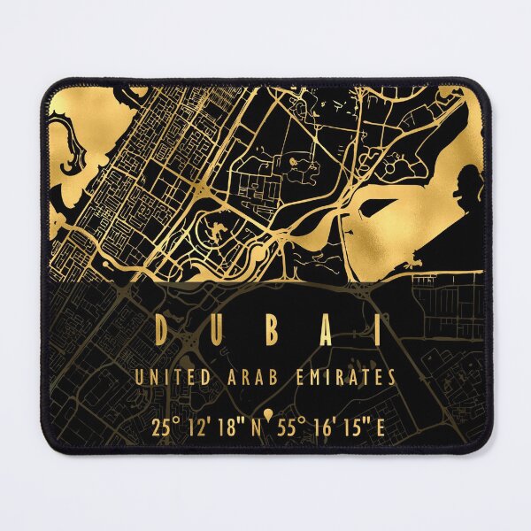 Item preview, DUBAI MAP UAE designed and sold by hatimelhag.