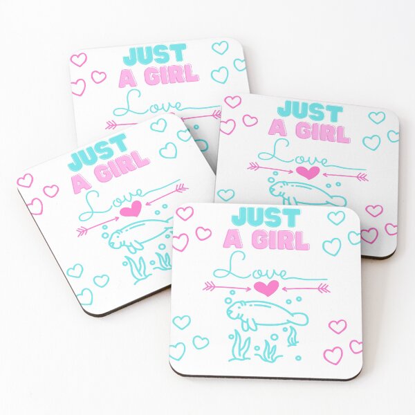Item preview, just a girl who loves manatees designed and sold by LILY ROSE.