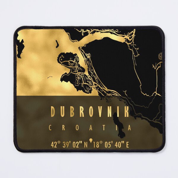 Item preview, DUBROVNIK MAP CROATIA designed and sold by hatimelhag.