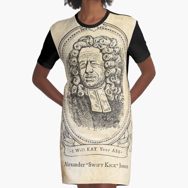 Alex Jones' Modest Proposal Graphic T-Shirt Dress