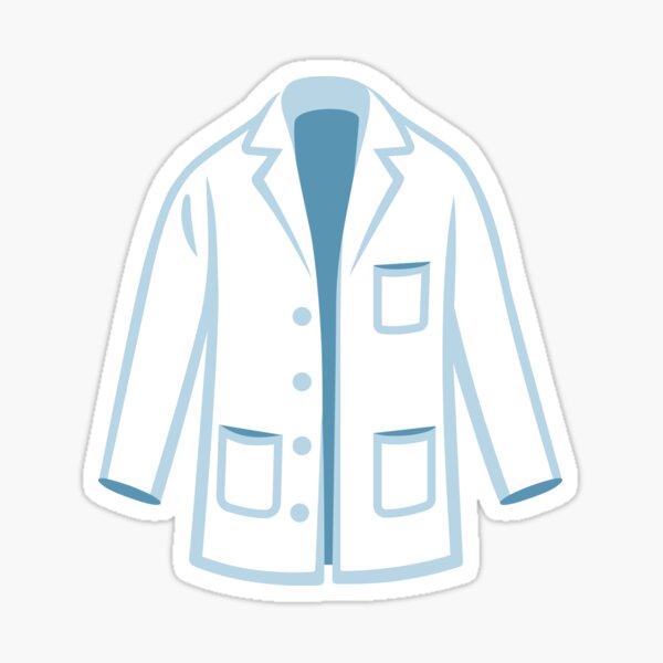 "Lab Coat" Sticker for Sale by MKMemo1111 Redbubble