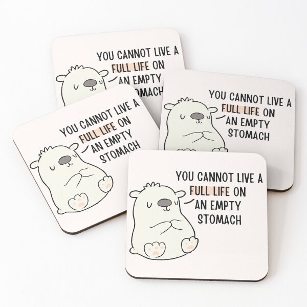 Item preview, You Cannot Live a Full Life on An Empty Stomach designed and sold by ThoughtJumble.
