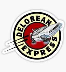 DeLorean Express Sticker