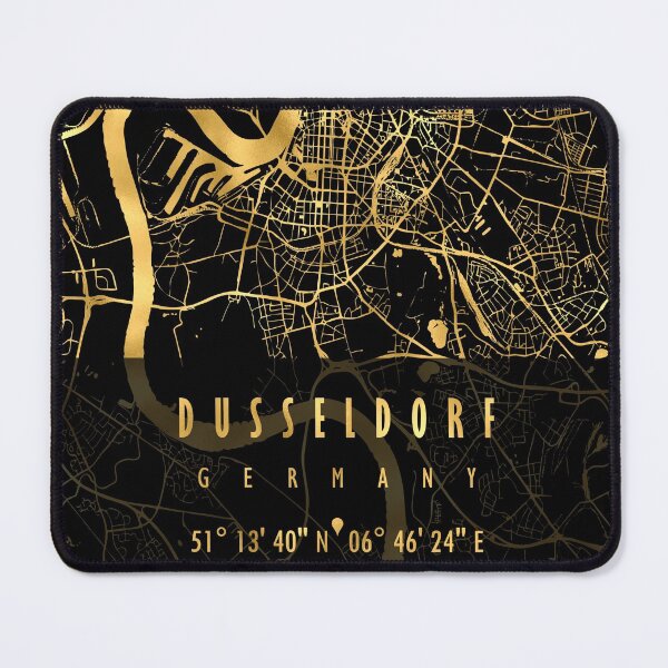 Item preview, DUSSELDORF MAP GERMANY designed and sold by hatimelhag.