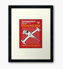 Swordfish Service and Repair Manual Framed Print
