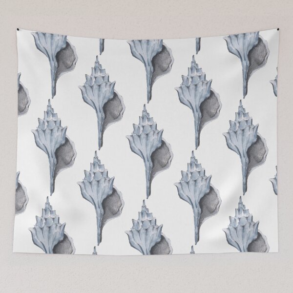 Item preview, Blue Grey Seashell (charonia tritonis) designed and sold by PetitMartin.