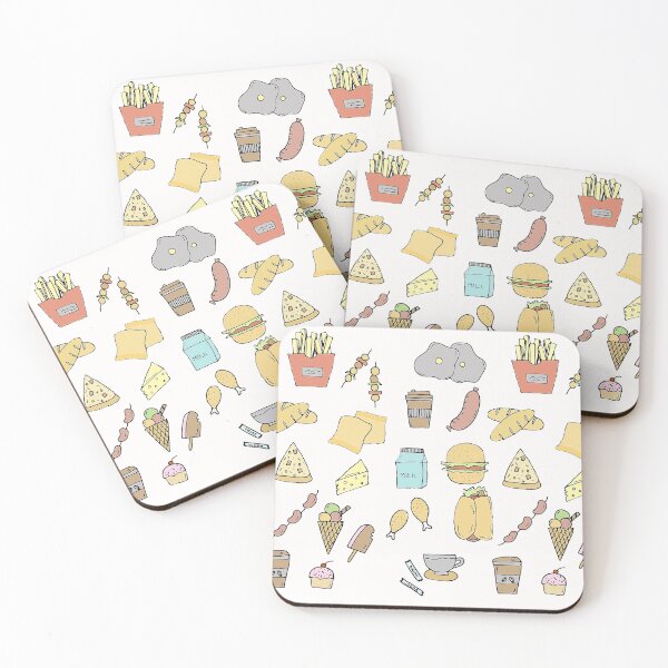 Item preview, Dinner meal food funny pattern designed and sold by Ukiyo Sumi.