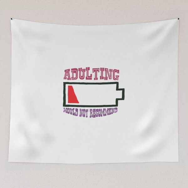 Item preview, Adulting Would Not Recommend designed and sold by RagnarHouse.