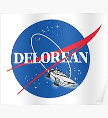 Delorean Nasa Poster