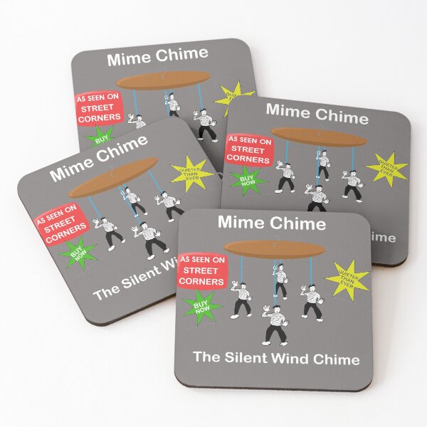 Item preview, Mime Chime the silent wind chime designed and sold by RickPostCo.