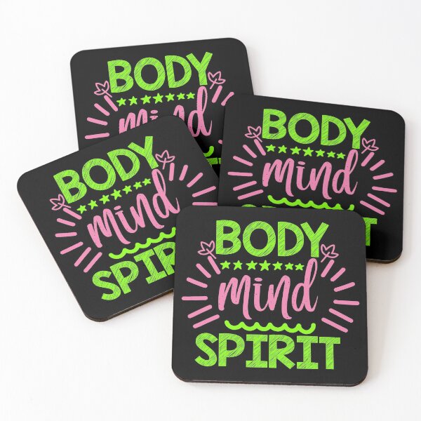 Item preview, Body Mind Spirit Yoga Quotes designed and sold by D3monic.