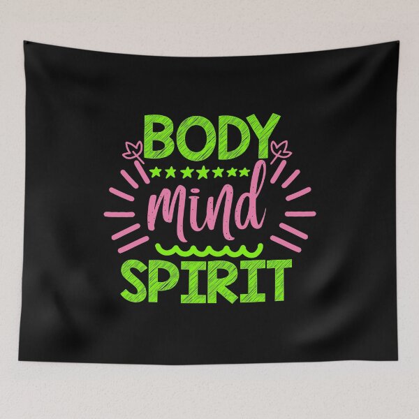 Item preview, Body Mind Spirit Yoga Quotes designed and sold by D3monic.