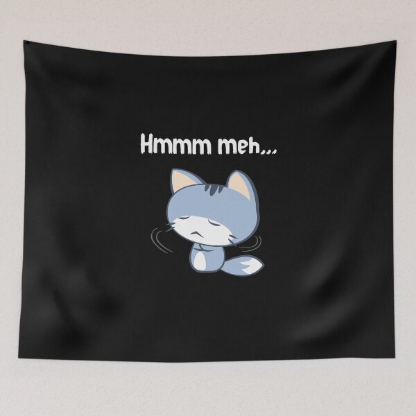 Item preview, funny meh cat designed and sold by Seekdesigns6.