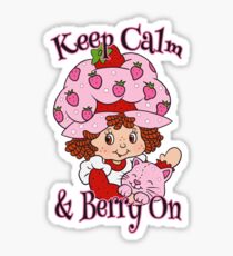 Keep Calm and Berry On Sticker