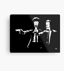 Beavis & Butthead Pulp Fiction Metal Print