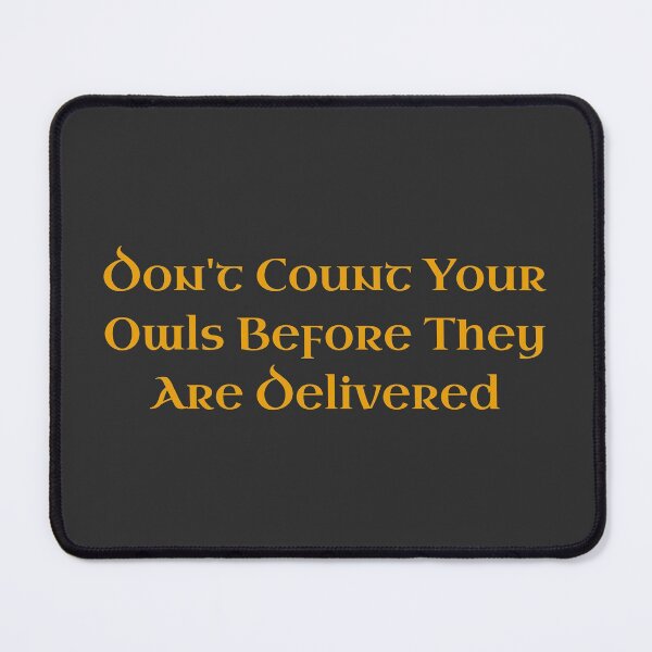 Item preview, Don't Count Your Owls designed and sold by inkset.