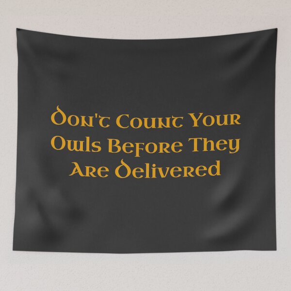 Item preview, Don't Count Your Owls designed and sold by inkset.