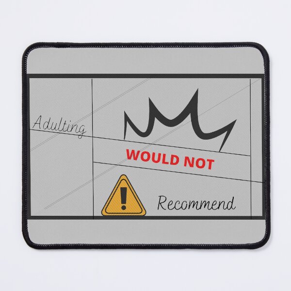 Item preview, Adulting Would Not Recommend designed and sold by MashionDesign.