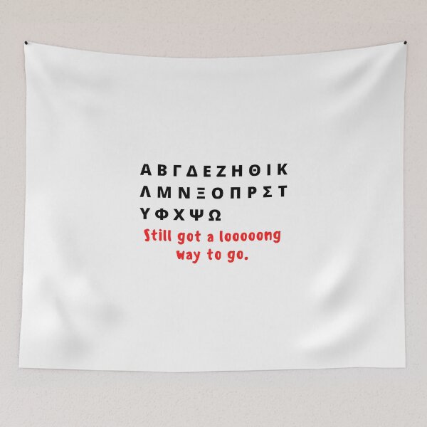Item preview, Still a long way to go. Covid variant Greek alphabet Design. designed and sold by HermitAlley.