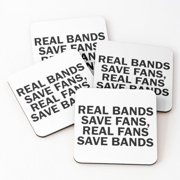 Item preview, Real bands save fans, real fans save bands designed and sold by RafaTakami.