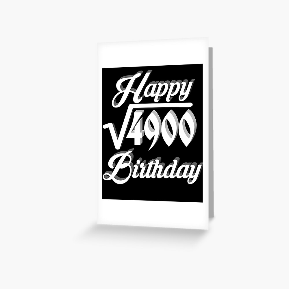 70th-birthday-square-root-of-70-years-old-greeting-card-by