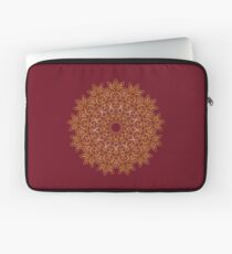 Dekoratives Element der Mandala-Weinlese. Laptoptasche
