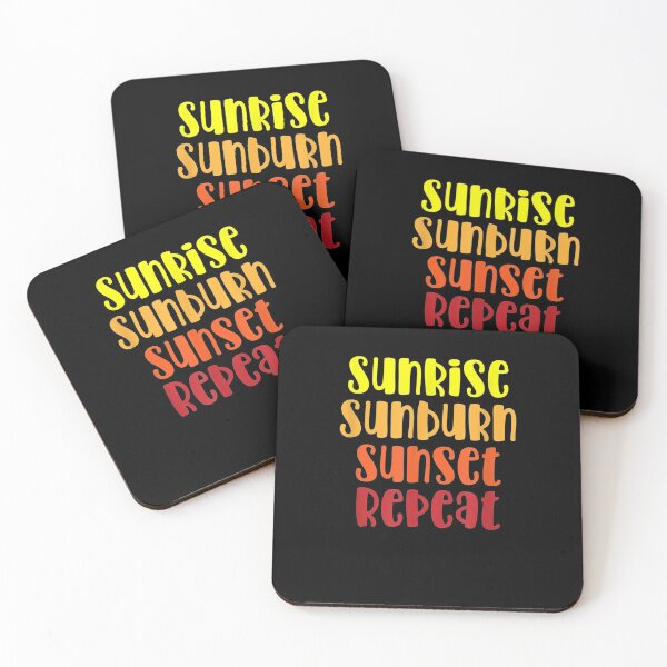 Item preview,  Sunrise Sunburn Sunset Repeat Summer Beach designed and sold by leonavi.