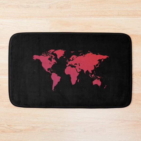 Item preview, World Map Background with Red Gradient Color designed and sold by Kiki Art.