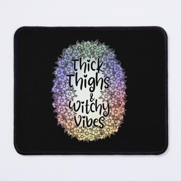Item preview, Thick thighs witchy vibes cheeky fun saying designed and sold by stickypixie.