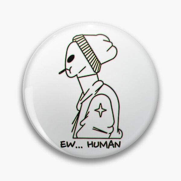 Item preview, Ew Human - Vintage Alien designed and sold by by-ariel24.