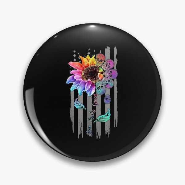 Item preview,  Zero Lucks Given Sunflower Sugar Skull designed and sold by leonavi.