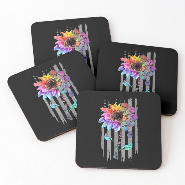 Item preview,  Zero Lucks Given Sunflower Sugar Skull designed and sold by leonavi.