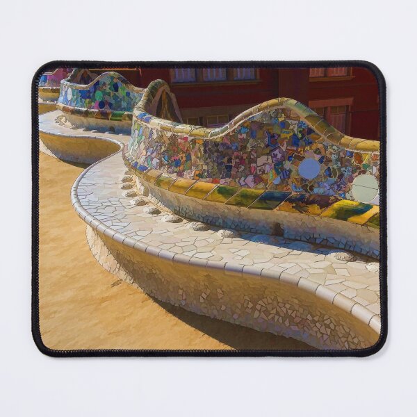 Item preview, Gaudi's Park Guell Sinuous Curves - Impressions Of Barcelona designed and sold by Georgia Mizuleva.
