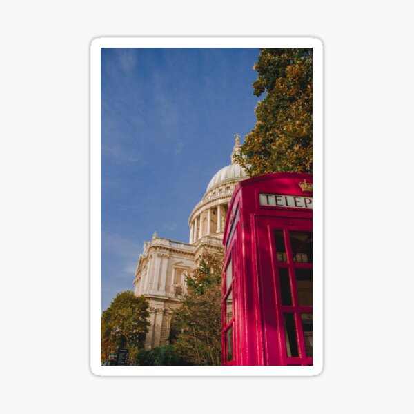 Item preview, Red Telephone Booth designed and sold by Hannah Raad.