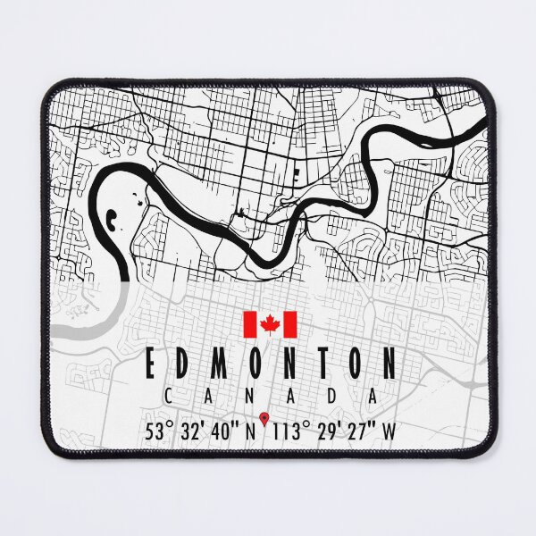 Item preview, EDMONTON MAP CANADA designed and sold by hatimelhag.