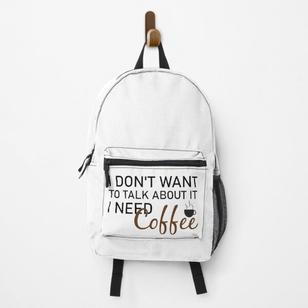 Item preview, I don't want to talk about it i need coffee, Café macchiato caffeine, coffee, coffee shops, Coffea designed and sold by adjamine.