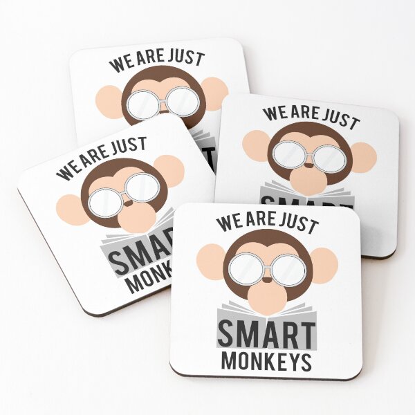 Item preview, Clever Smart Monkey Reading Genius designed and sold by titanosdesign.