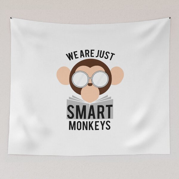 Item preview, Clever Smart Monkey Reading Genius designed and sold by titanosdesign.