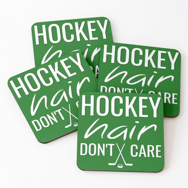 Item preview, hockey hair don't care shirt designed and sold by hanlynstyle.