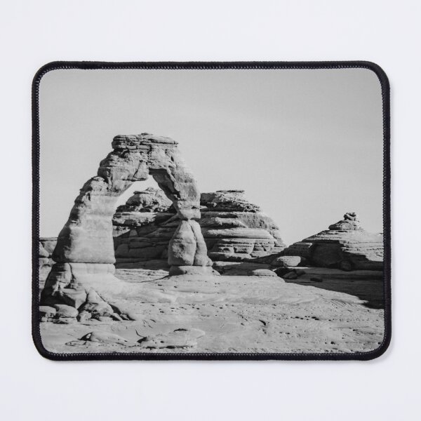 Item preview, Desert, National Park, Arizona, Desert Landscape, Black and White designed and sold by Magic Love Art Print.