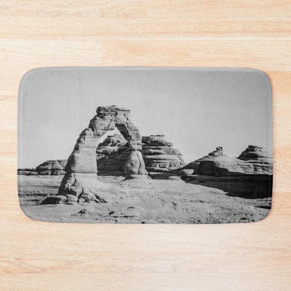 Item preview, Desert, National Park, Arizona, Desert Landscape, Black and White designed and sold by Magic Love Art Print.