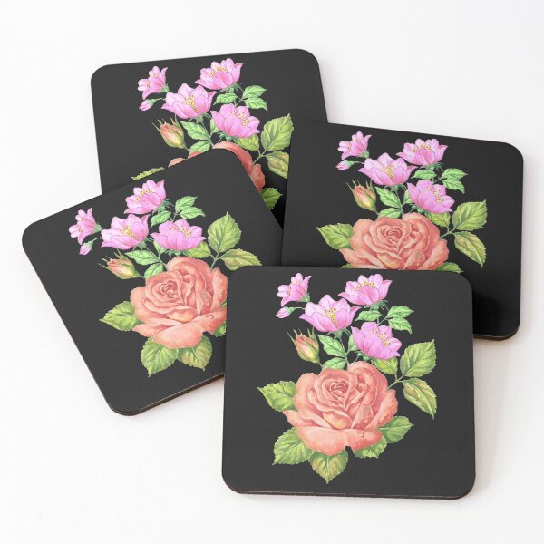 Item preview, Bouquet of roses and lilac flowers designed and sold by Laura Greco.