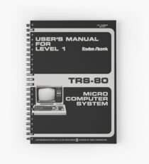 Radioshack TRS-80 Manual, Vector Recreation Spiral Notebook