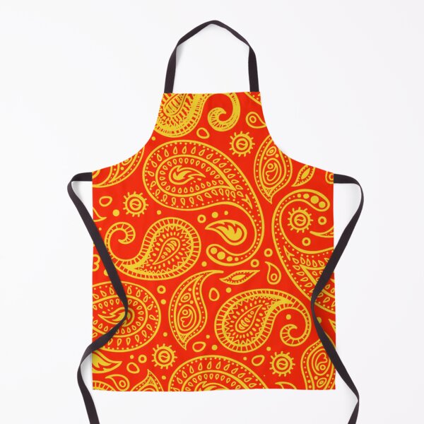 Item preview, Red & Yellow Paisley designed and sold by Trendyclubshop.