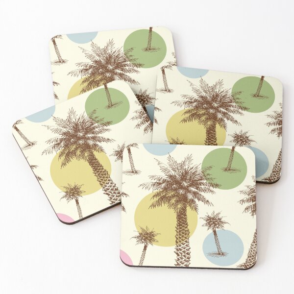 Item preview, Golden palm trees summer seamless designed and sold by Gurshnet68.
