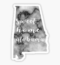 Sweet Home Marble Black and White Sticker