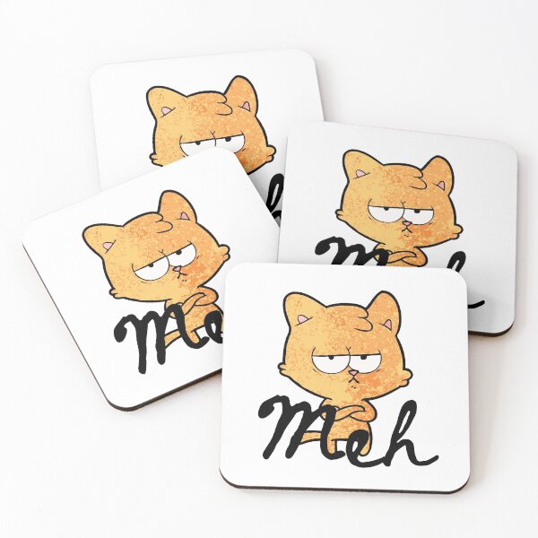 Item preview, funny meh cat  designed and sold by Seekdesigns6.