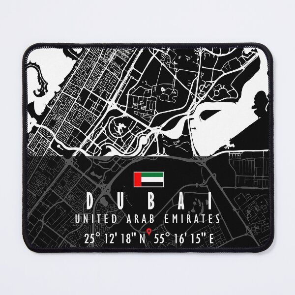 Item preview, DUBAI MAP UAE designed and sold by hatimelhag.