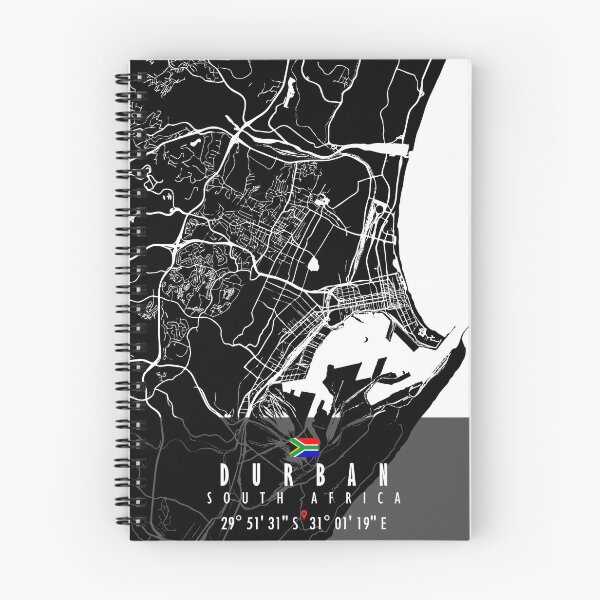 Item preview, DURBAN MAP SOUTH AFRICA designed and sold by hatimelhag.